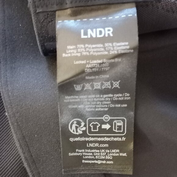 LNDR black "Locked and Loaded" sports bra - Picture 5 of 14